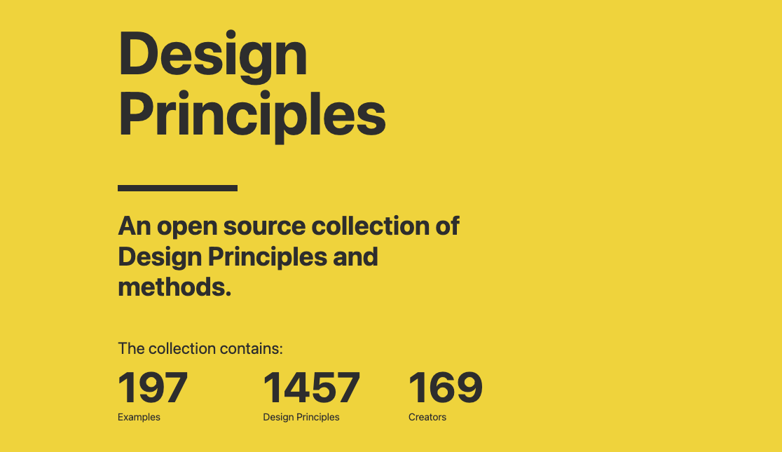 DesignPrinciples- collection of Design Principles and methods